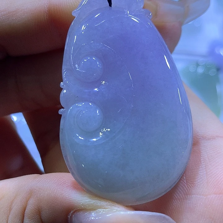 颈饰未镶嵌翡翠天然翡翠A货吊坠