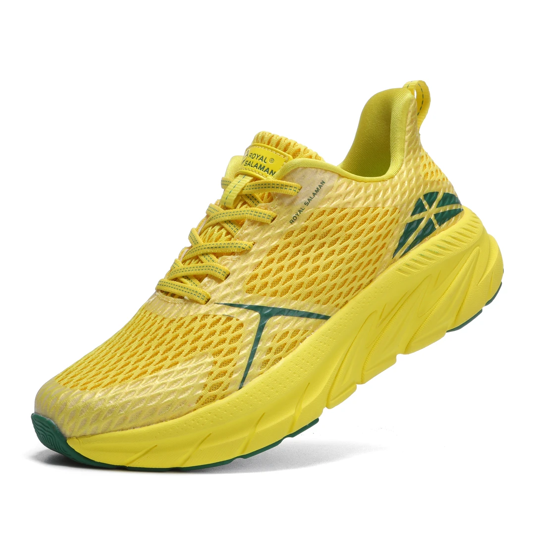 萨拉曼跑步鞋女夏秋季透气轻便软底减震跳绳跳操健身慢跑男运动鞋