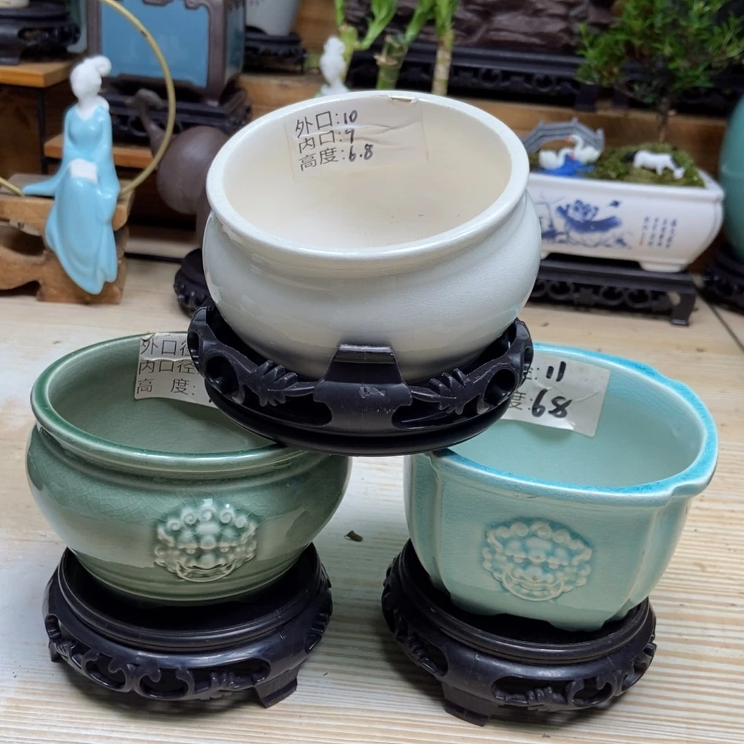瓷片陶瓷花盆陶瓷艺术