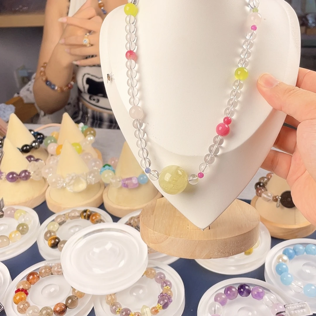 银S925镀金镶嵌手链水晶