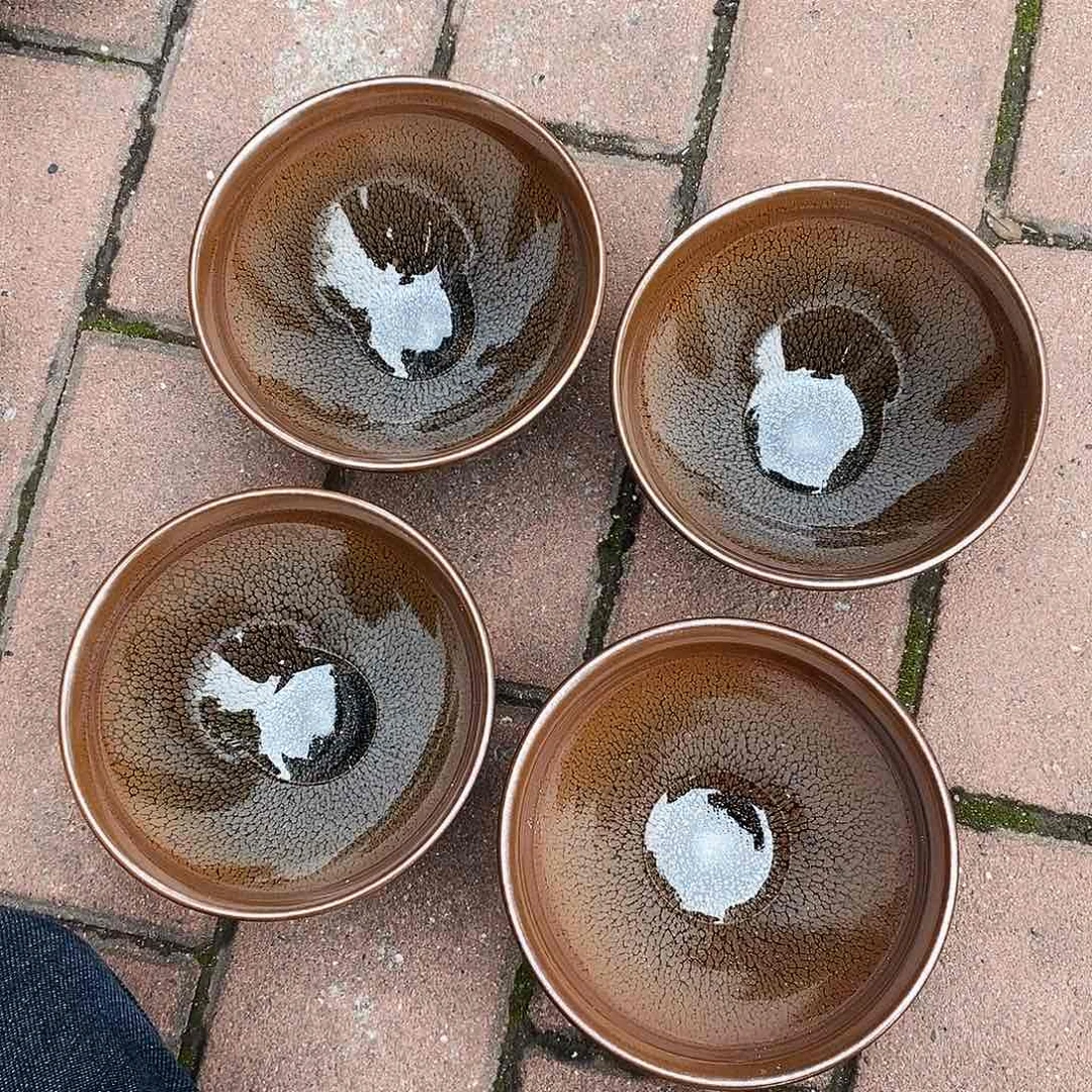 茶盏建盏点茶一个