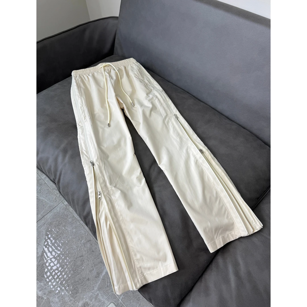 双拉链直筒户外速干裤男夏季美式vibe机能裤防水运动软壳冲锋裤子