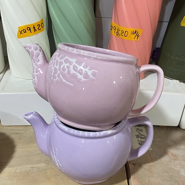 陶盆有孔 瑕疵针孔漏釉介意勿拍外高 11外口12