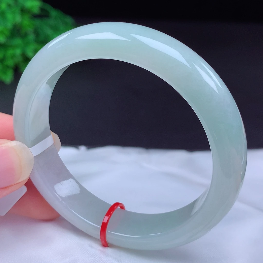 翡翠未镶嵌手镯56圈口432002