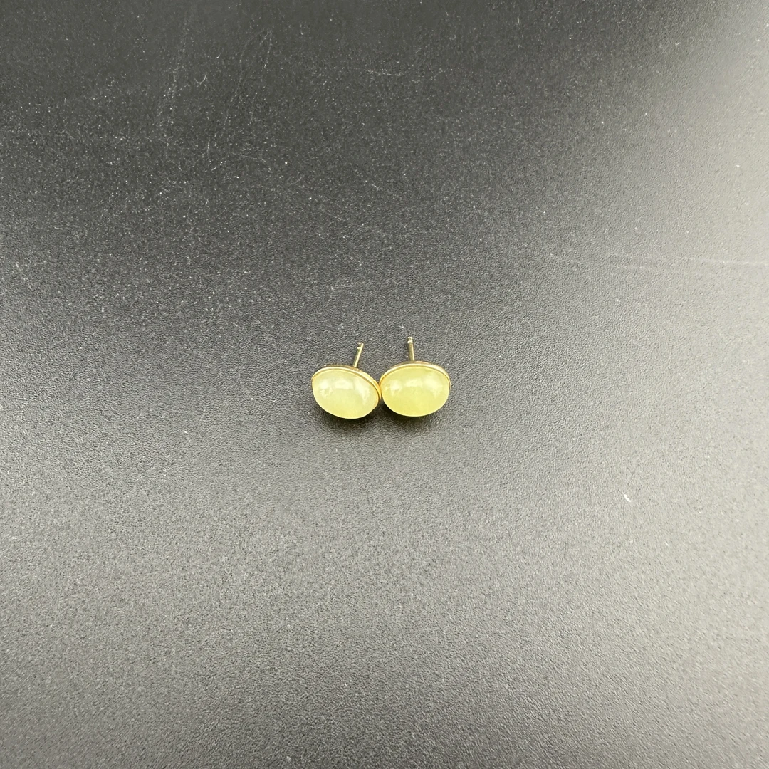 BY1106FZJT标095 北玉精选 和田玉耳饰 多样性发货