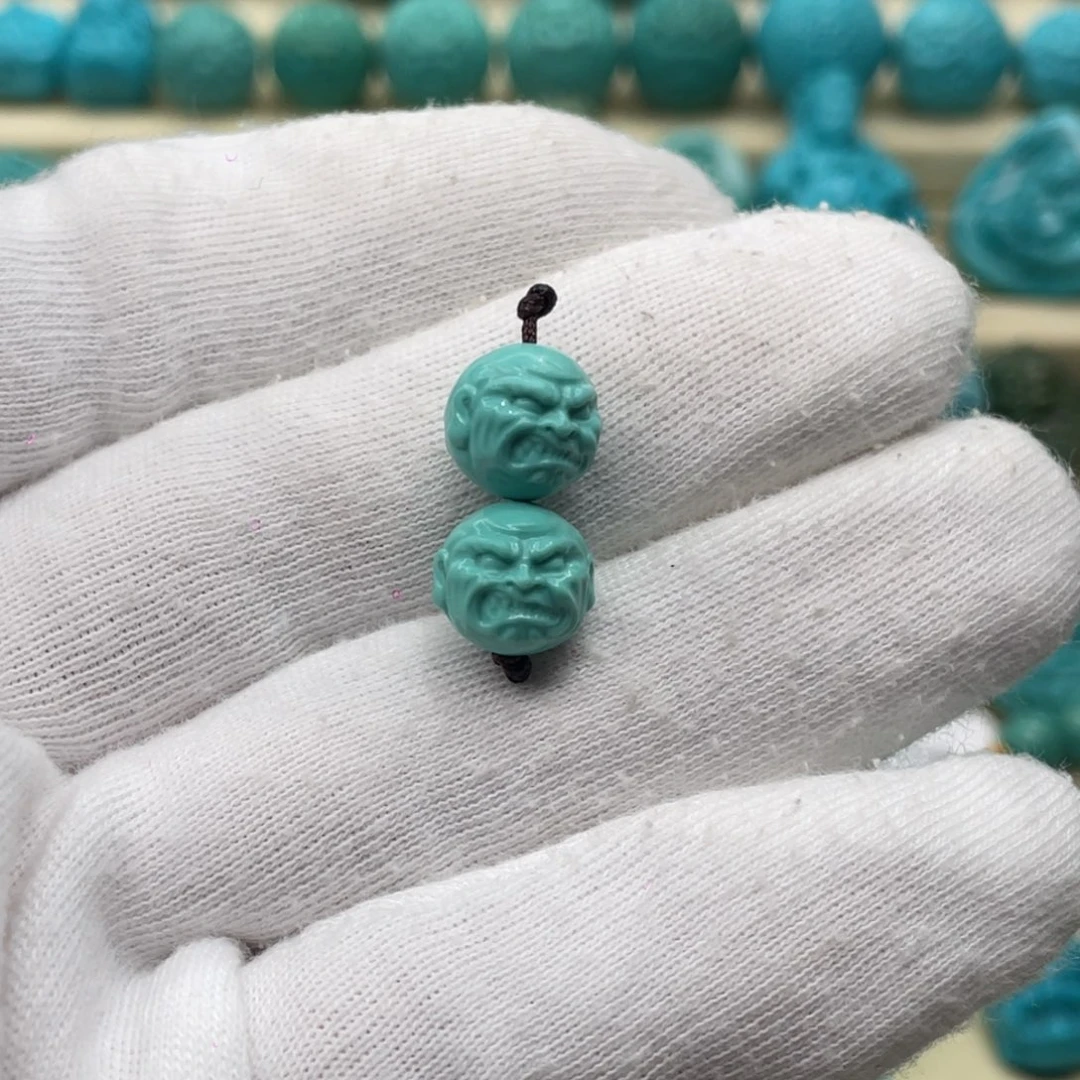 绿松石未镶嵌颈饰卡10