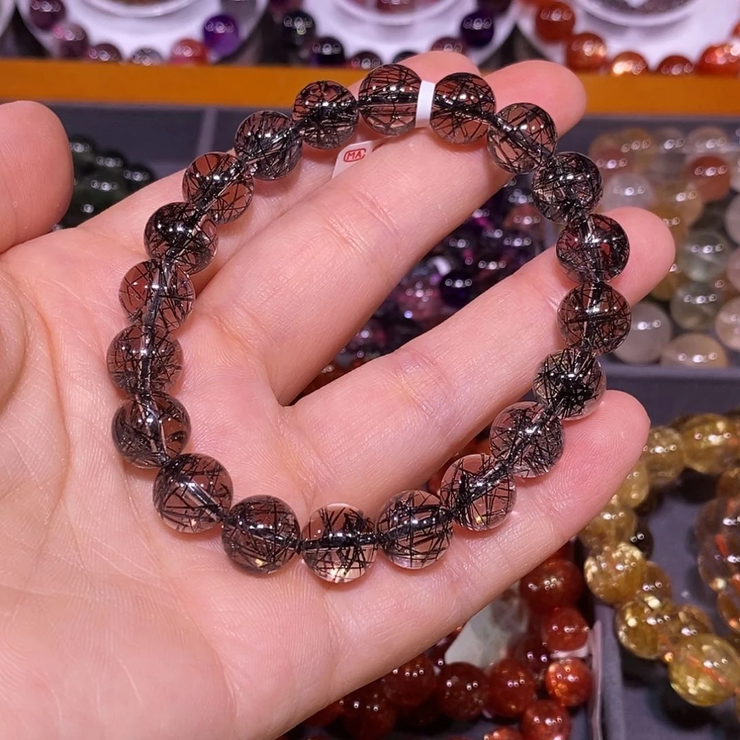 水晶手链未镶嵌黑发晶10