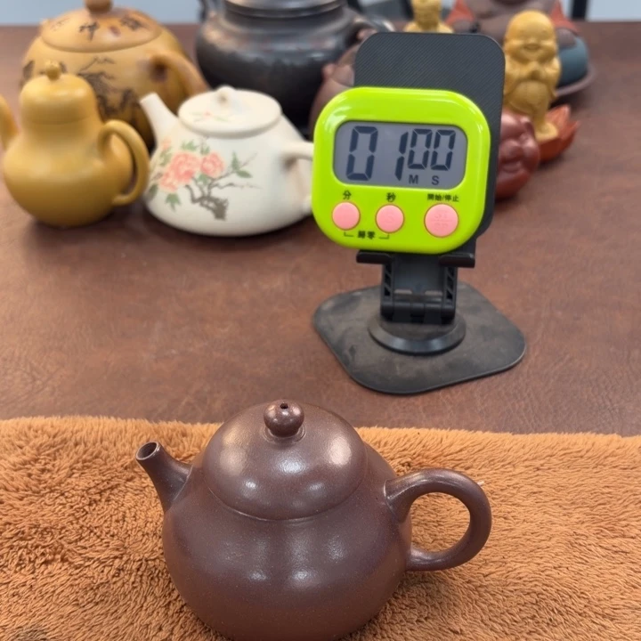 柱***子紫砂茶壶宜兴原矿天青