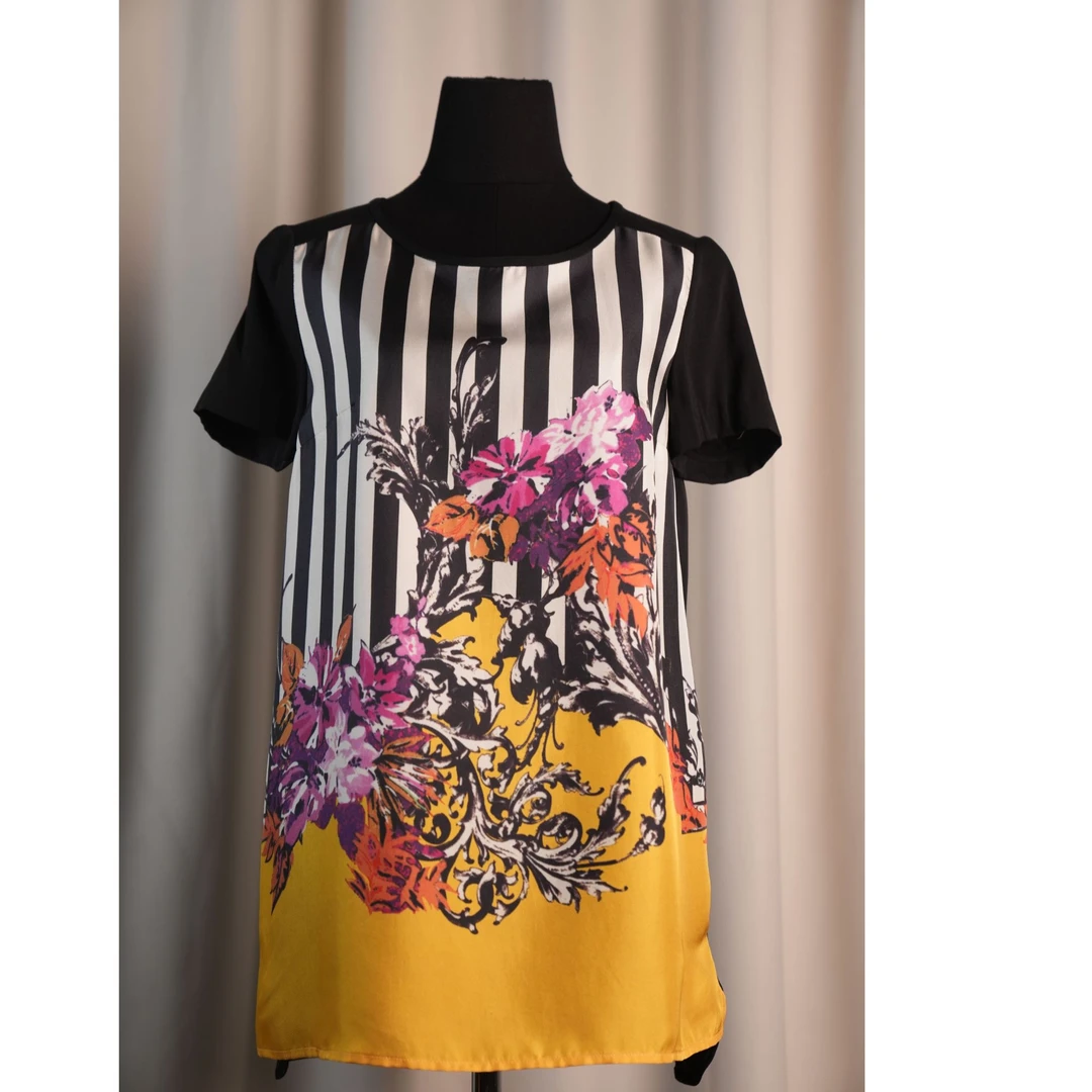 080#花色T恤女士休闲