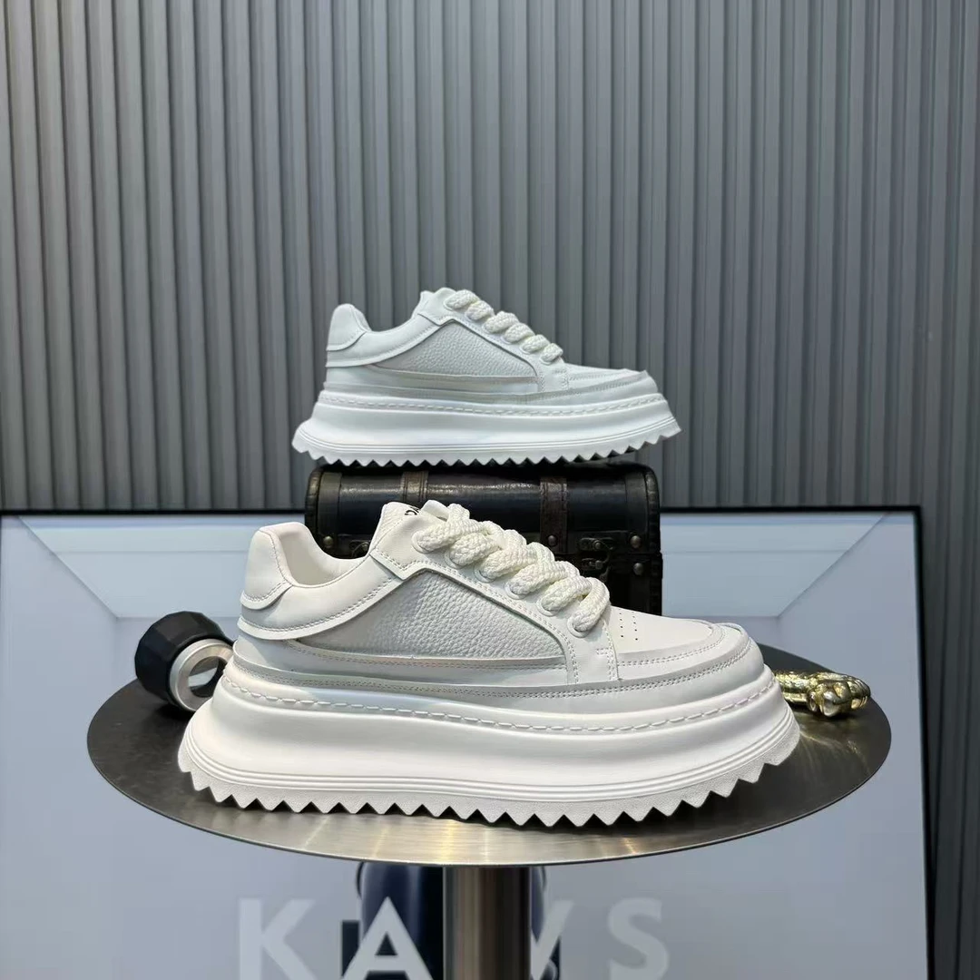 潮流耐磨高跟厚底百搭鞋子时尚休闲鞋低帮增高潮鞋运动鞋松糕鞋