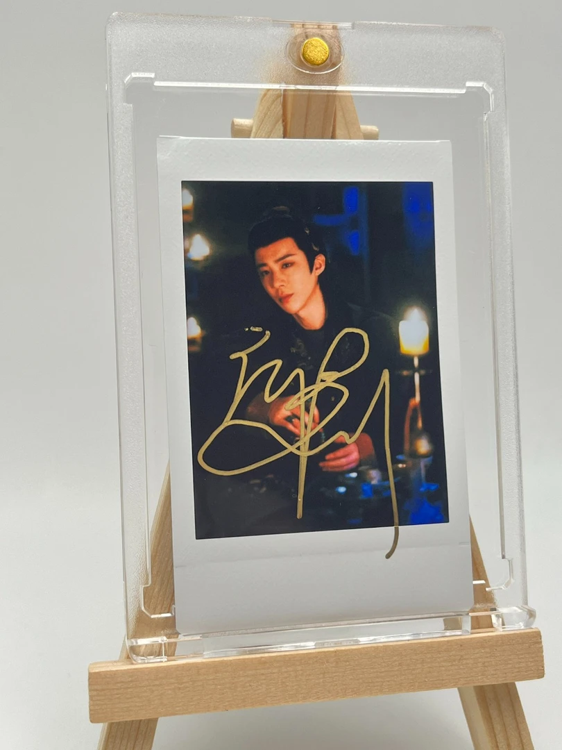 W006【刘宇宁】亲签三寸正品富士拍立得mini相纸 白边