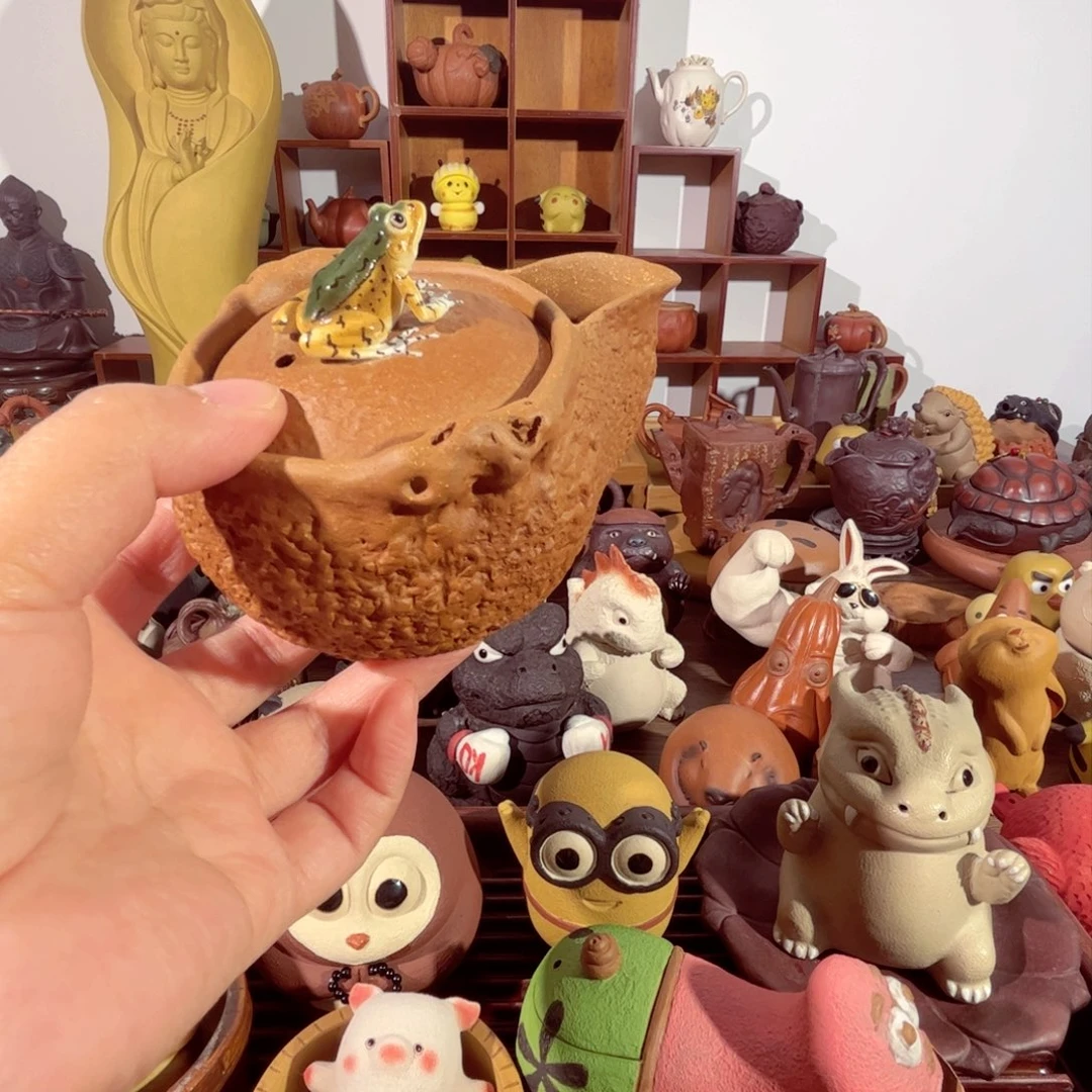 紫砂茶壶t****人纯手工制作过程非常