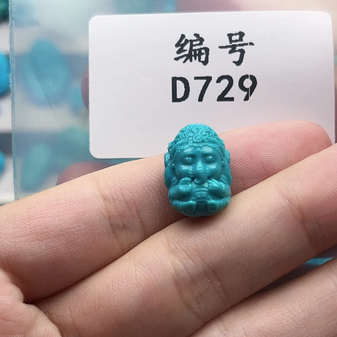 5***️未镶嵌绿松石天然原矿雕刻绿松石