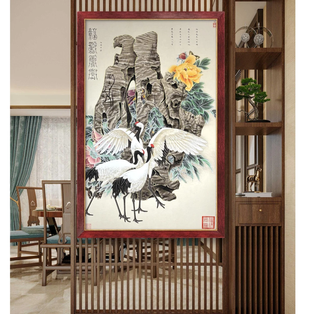 黄逸宾教授作品《福寿康宁》