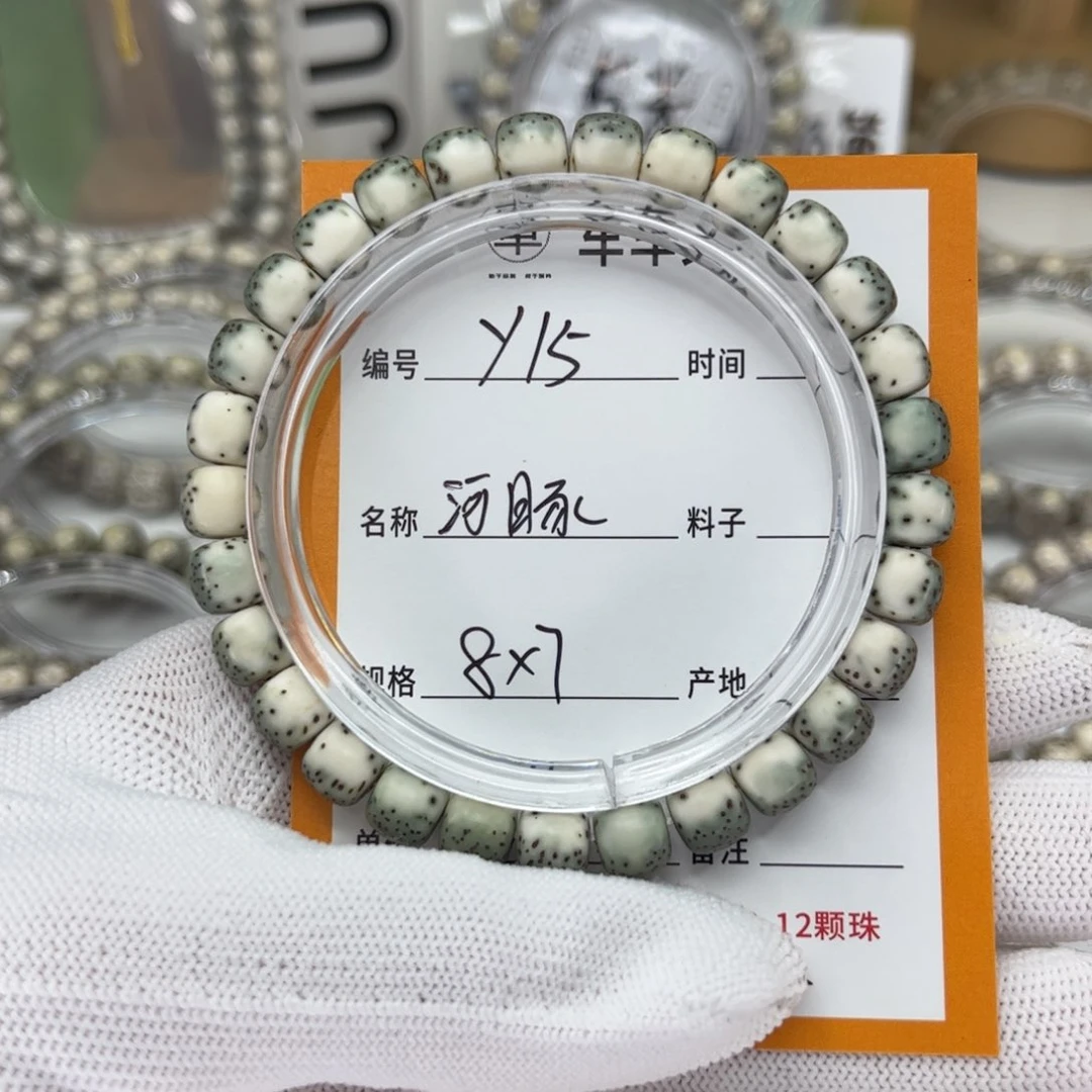 星月菩提手串发Y河豚
