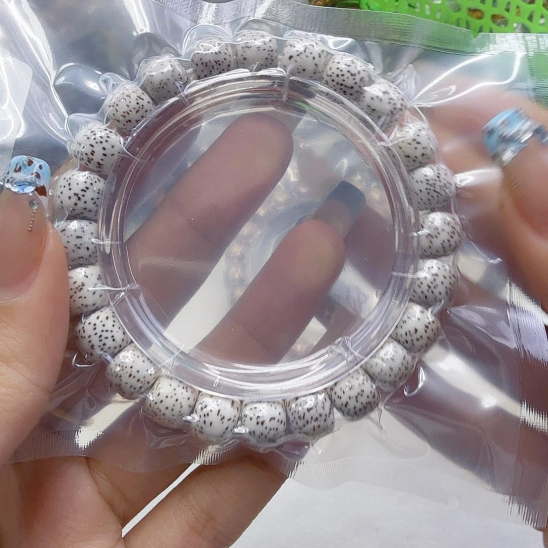 星月菩提手串61入门顺白星月菩提9.5桶单圈