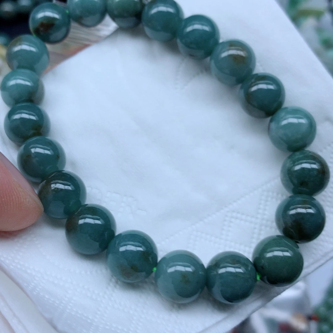 翡翠未镶嵌颈饰手串