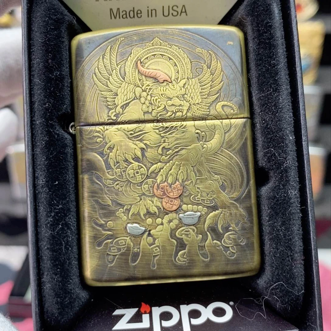 【闪购商品】铜后***友黄铜盔甲貔貅护主