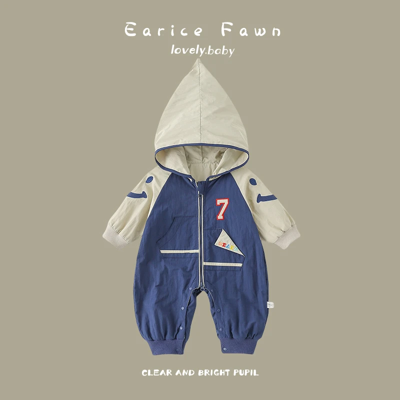 DD婴儿衣服春季男女宝宝连体衣可爱周岁哈衣洋气超萌爬服满月百天