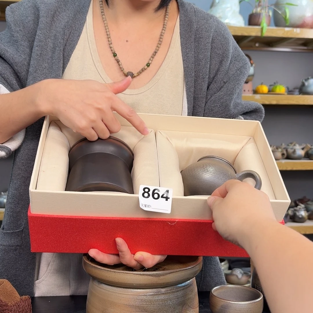 坭兴陶纯柴烧原矿泥料纯手工壶