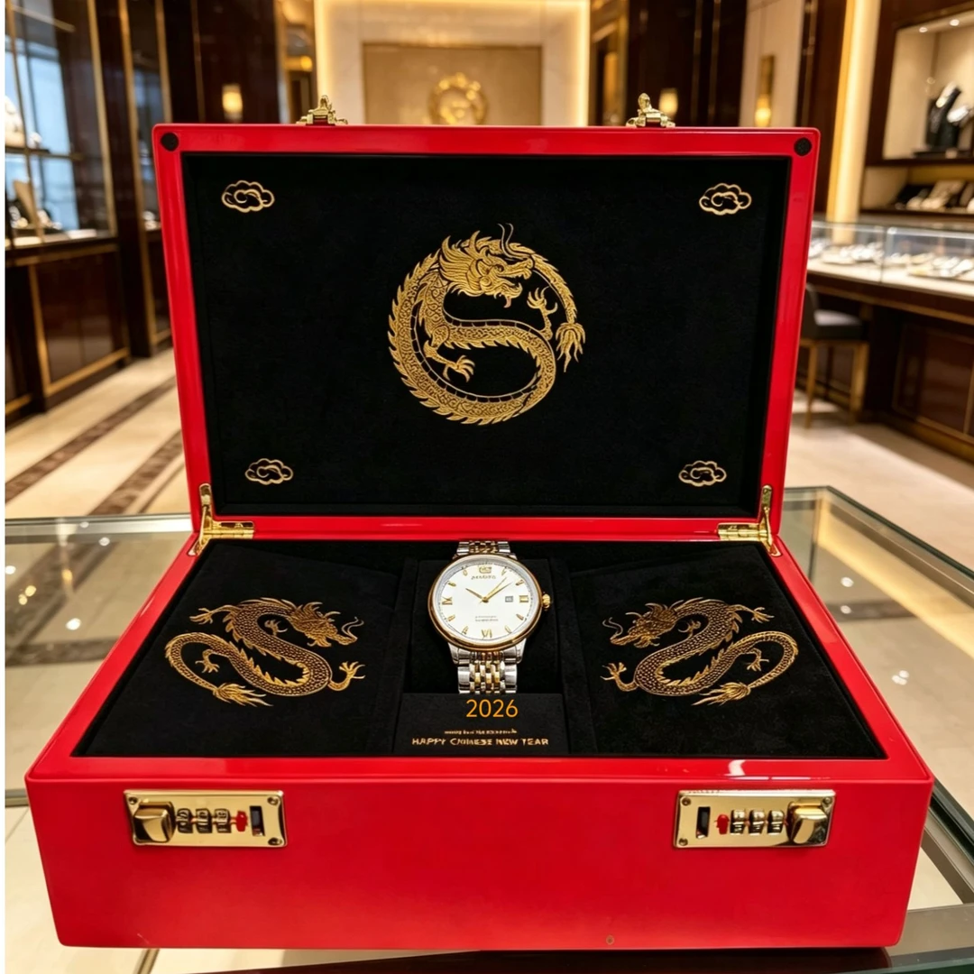正品量限纪念款【雪之征途|布达拉】时尚商务夜光男士全自动手表#6