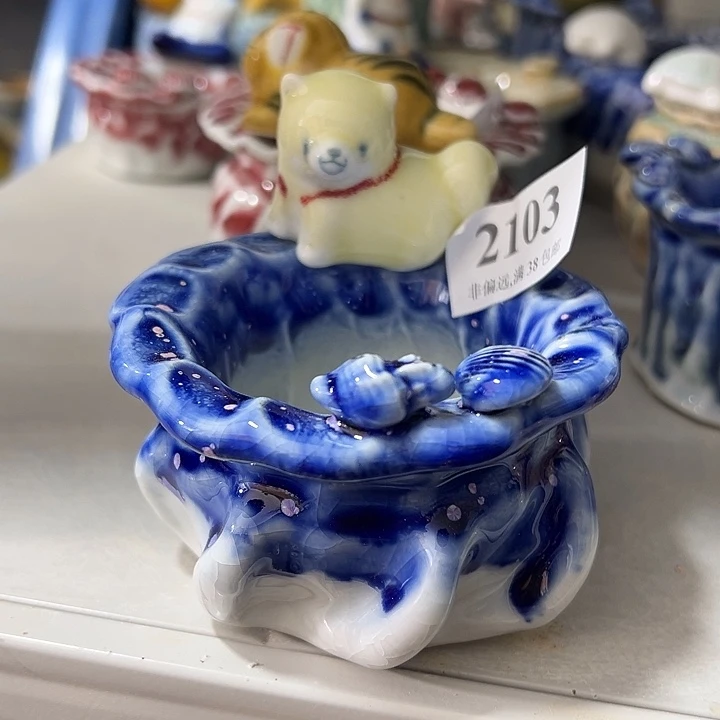 口7高6 景德镇手工多肉花盆……