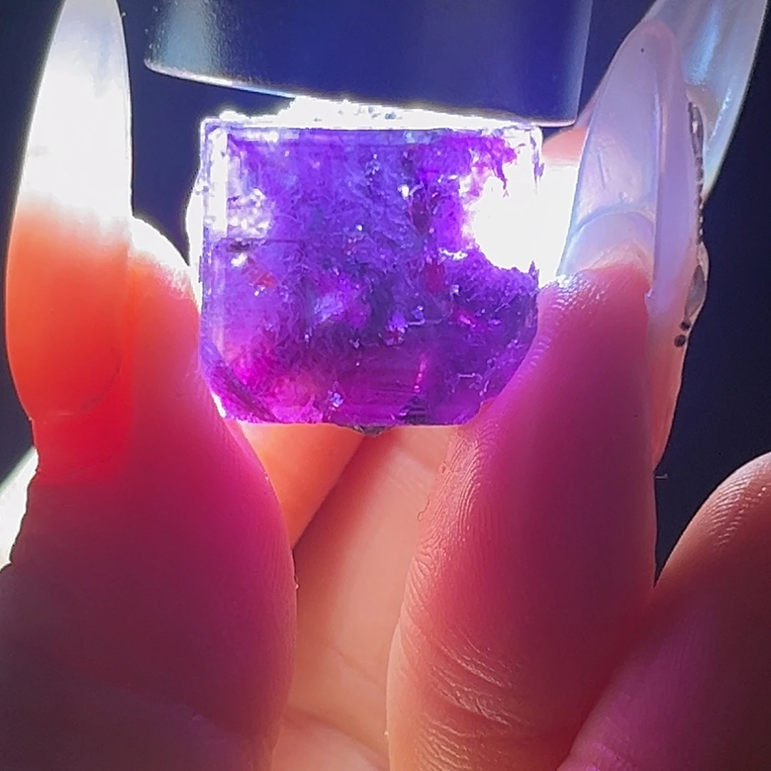 石材纳米比亚紫萤石