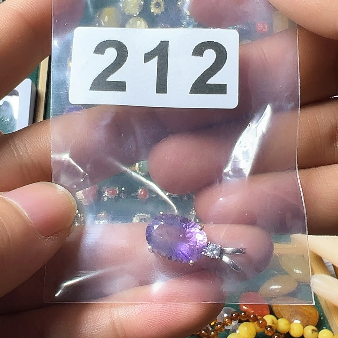 紫晶颈饰银S925镶嵌娜****ˇ