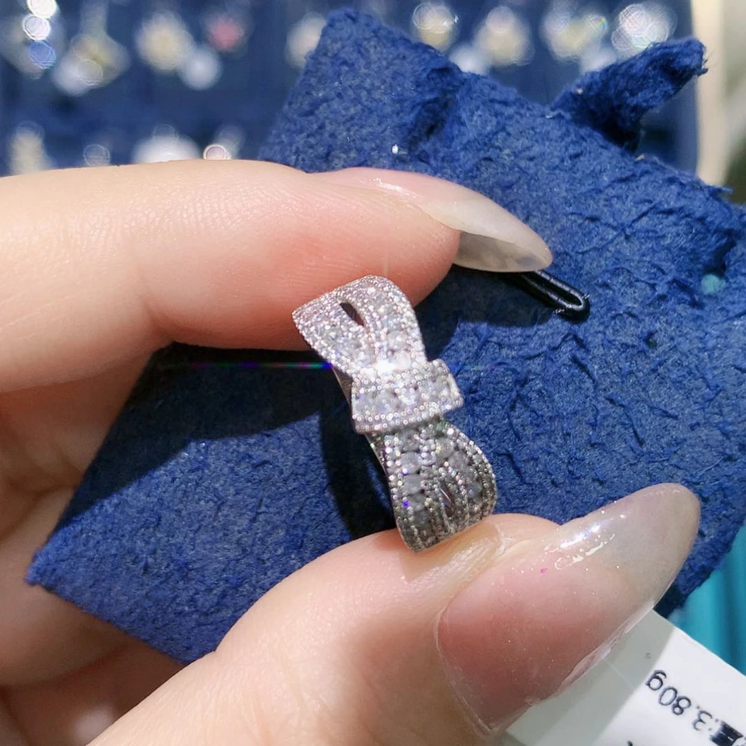 【闪购商品】铂Pt850镶嵌戒指/指环钻石