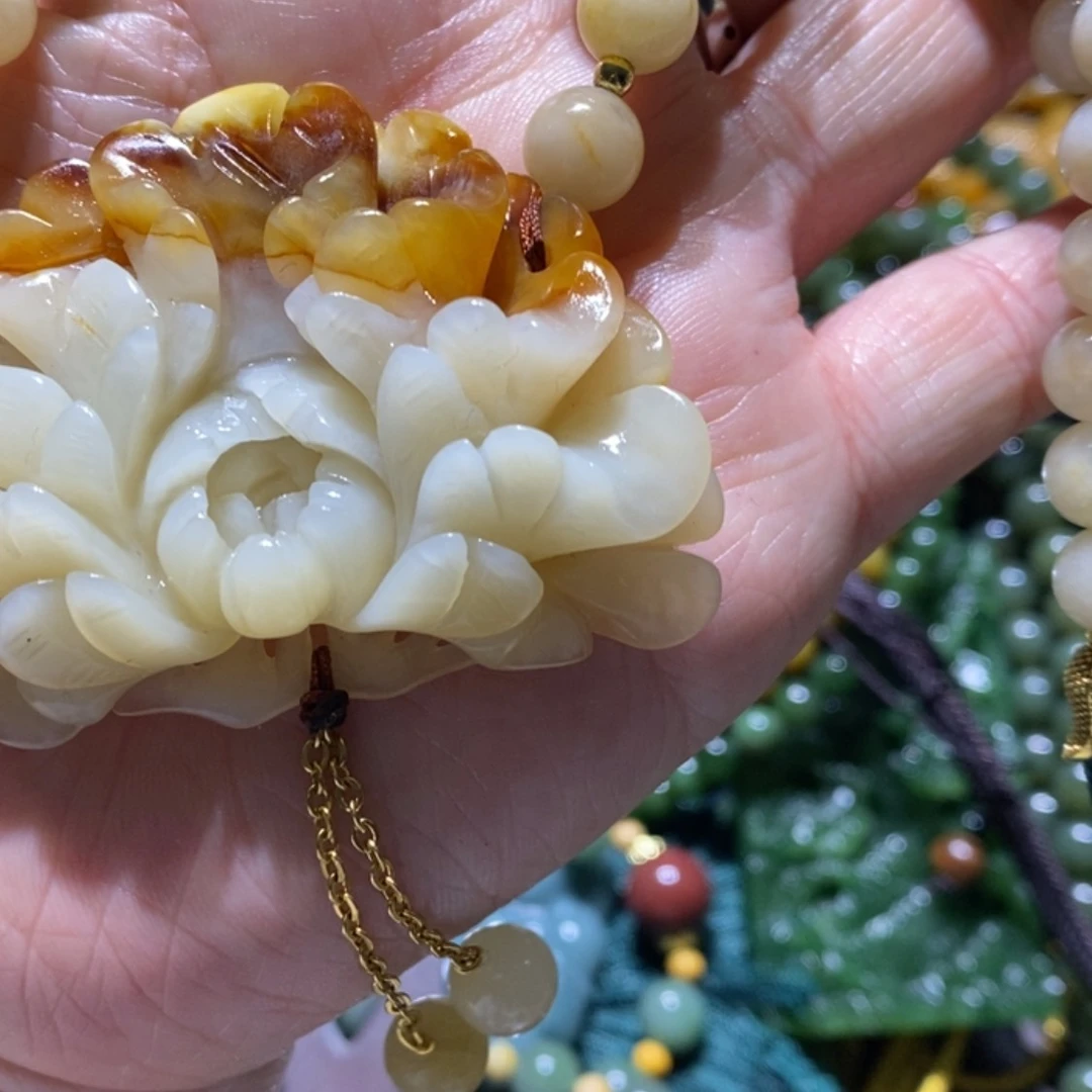 【闪购商品】岫玉毛衣链未镶嵌