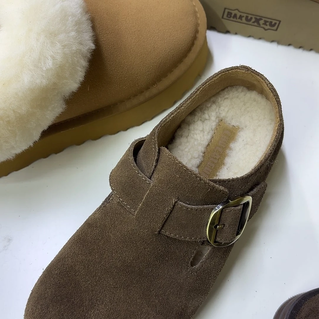 36码深色勃肯反绒皮