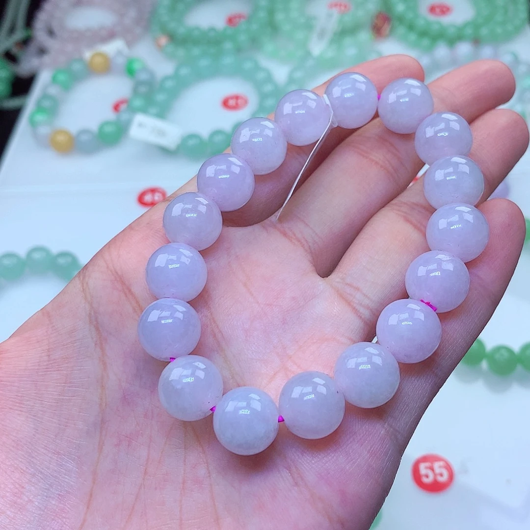 翡翠未镶嵌毛衣链微*夏