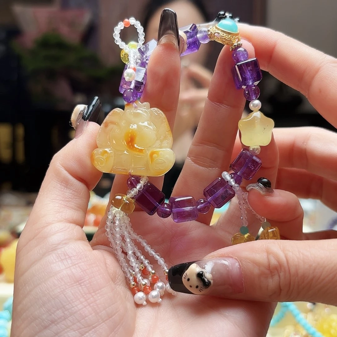 琥珀手链未镶嵌琥珀