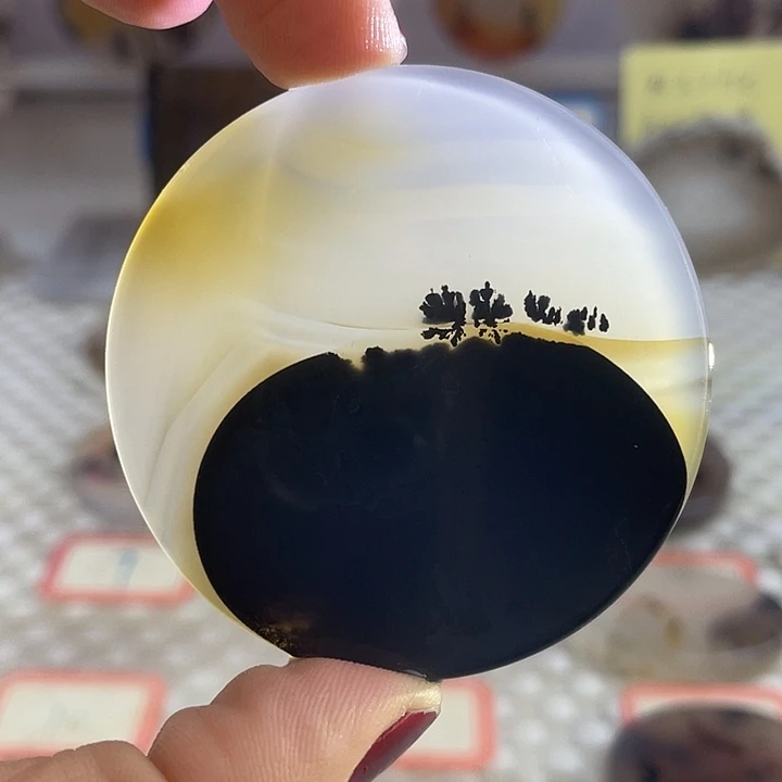 玛瑙/玉髓合金颈饰