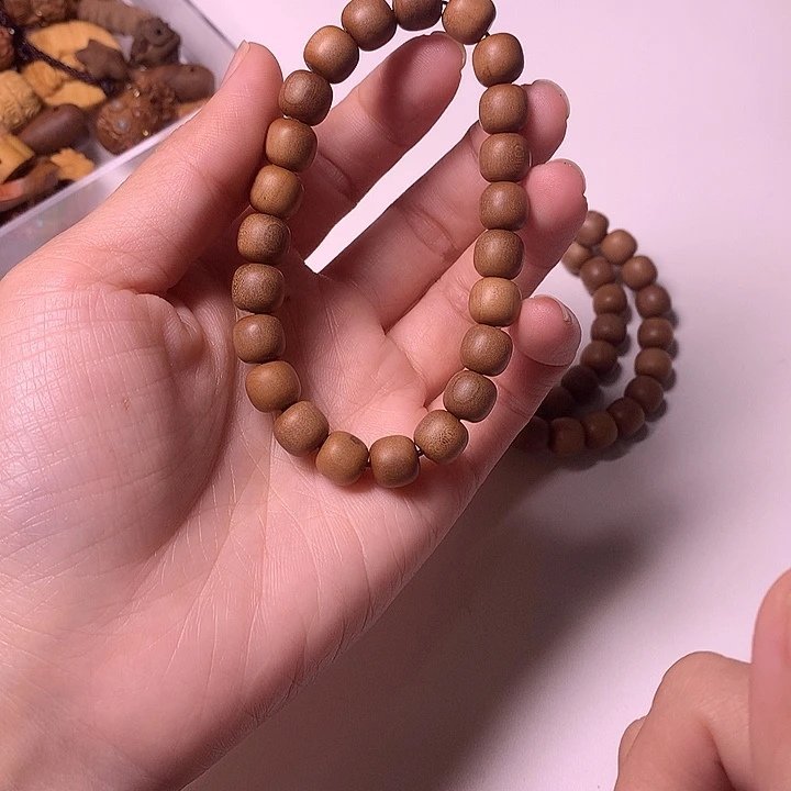 檀香木手串/手链檀香0.8单圈老邢