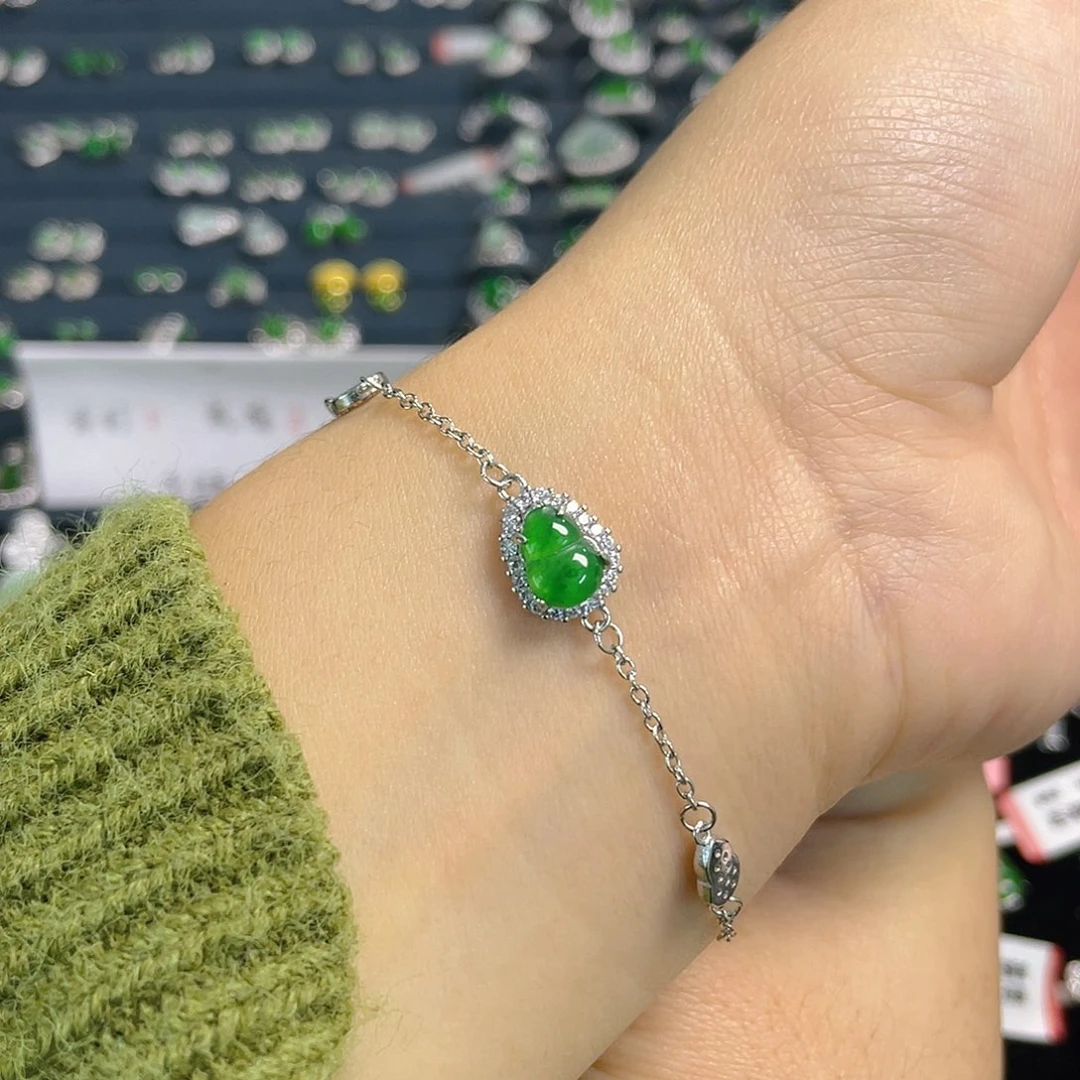 未镶嵌手链翡翠手链