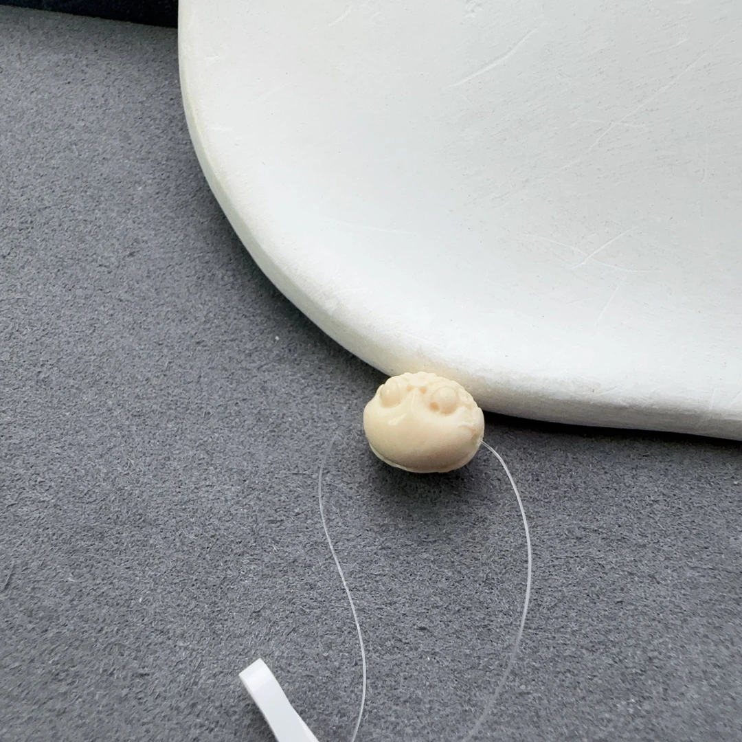 猛犸牙三脚金蟾雕刻件