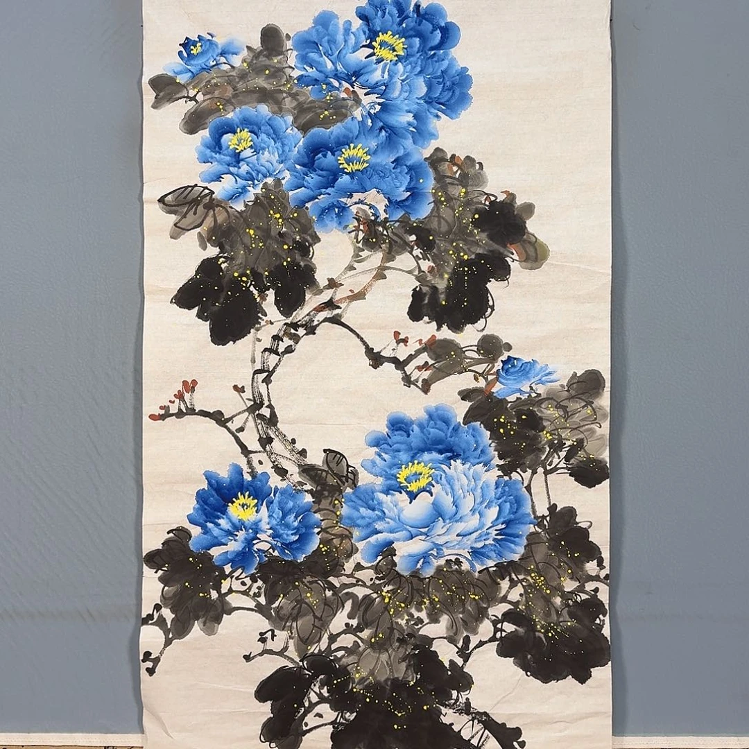 国画1042 牡丹一如你初来