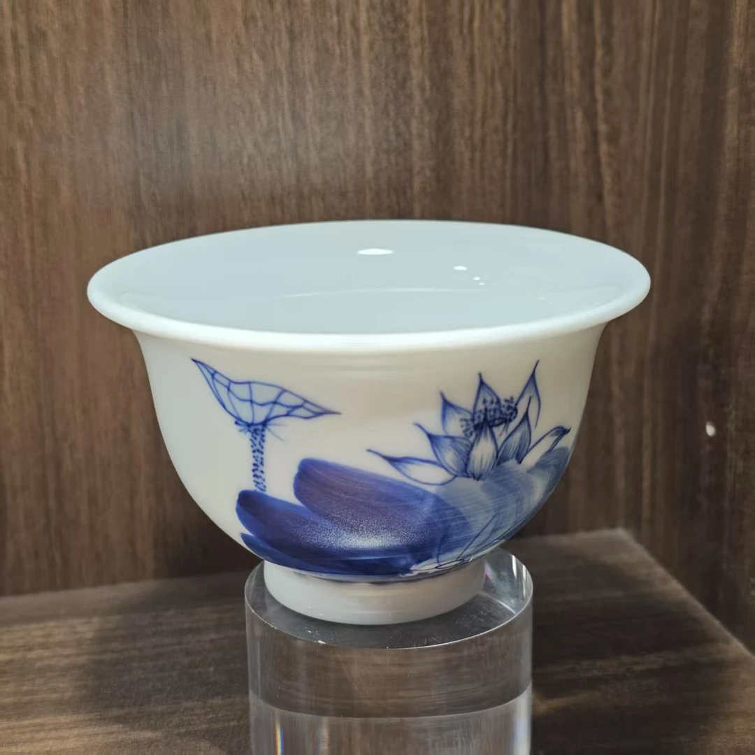 A002【礼瓷世界】青花陶瓷主人杯