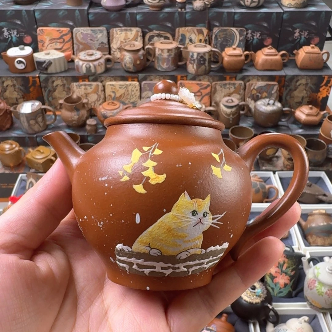 茶壶紫砂180cc原矿精工半手