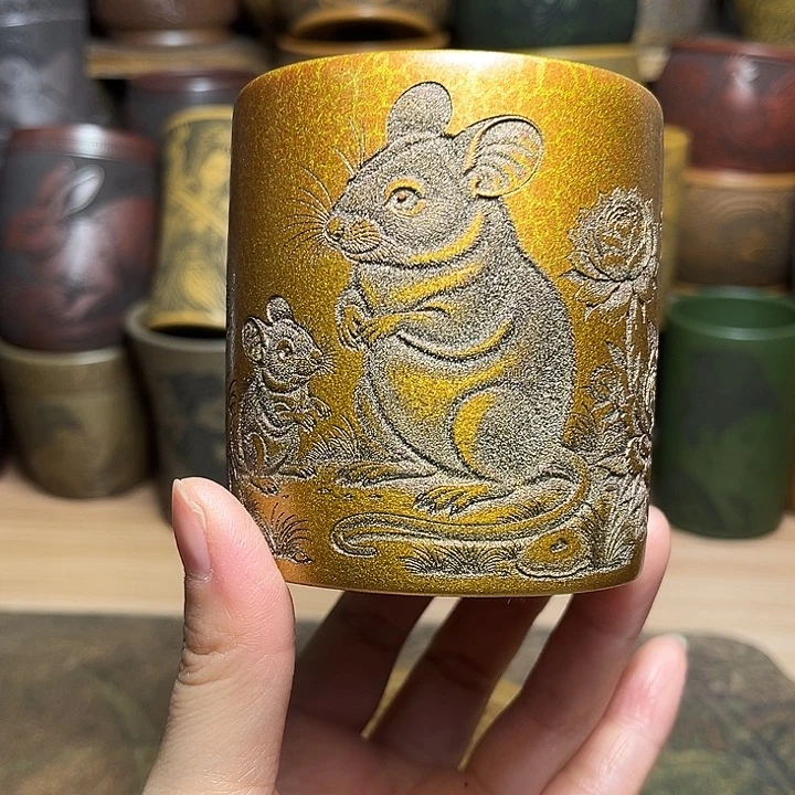 紫砂茶杯宜兴紫砂茶具正品