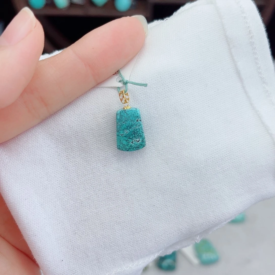 绿松石18K金镶嵌绿松石