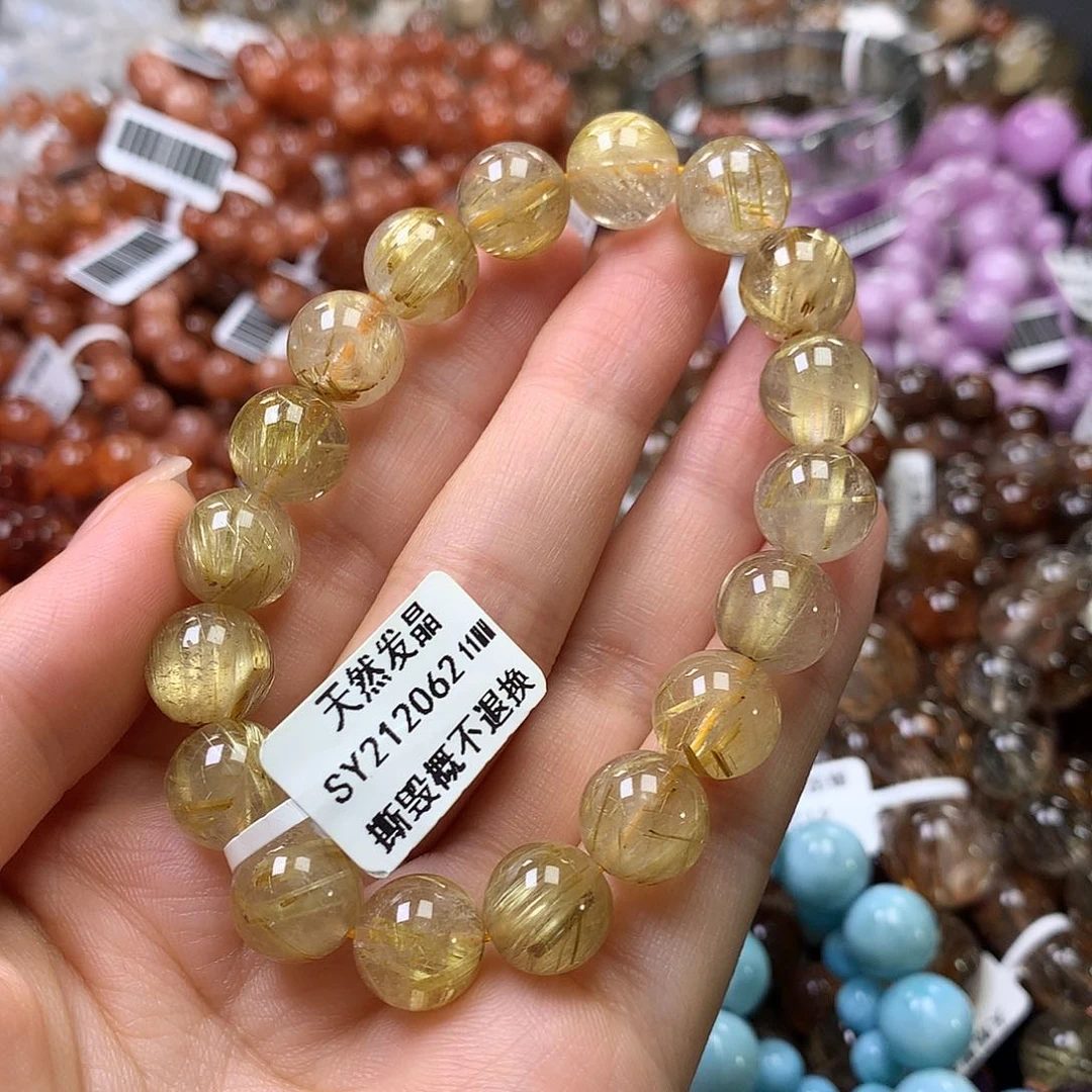 水晶手链未镶嵌，