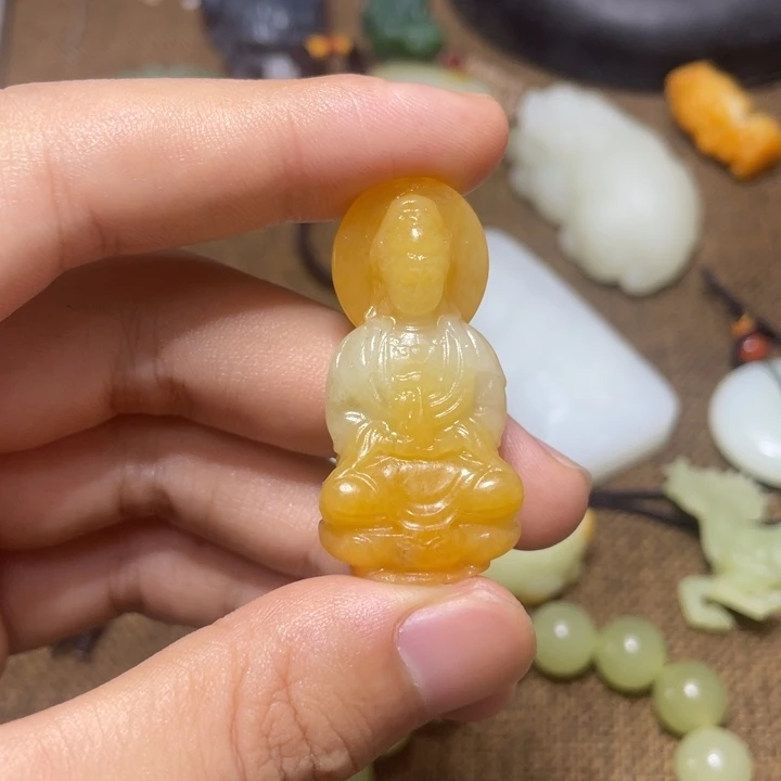 和田玉未镶嵌挂件