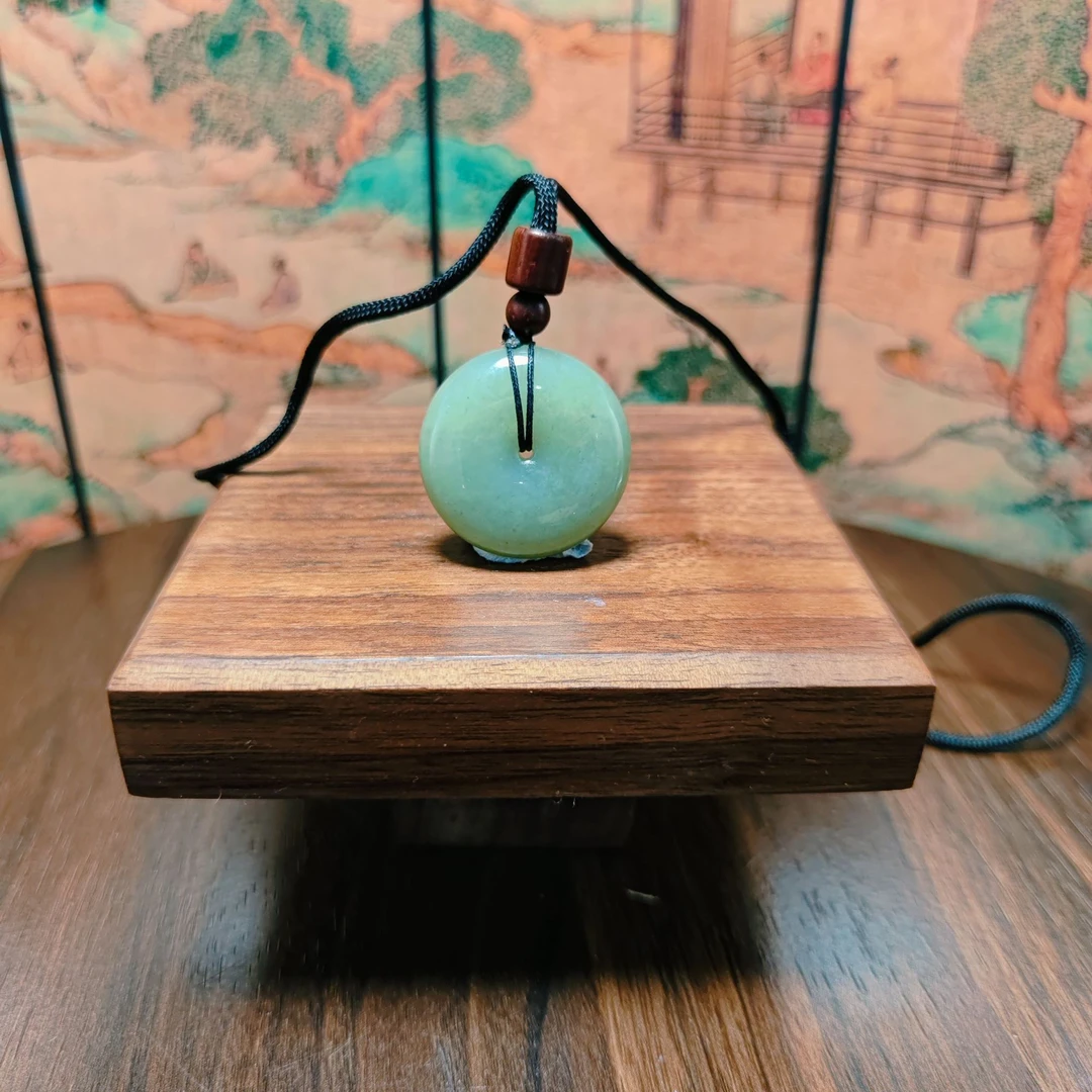 M和田玉平安扣吊坠0876