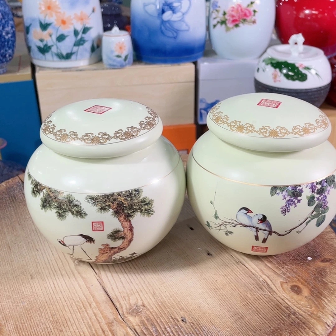 【闪购商品】罐陶瓷茶叶罐密封罐