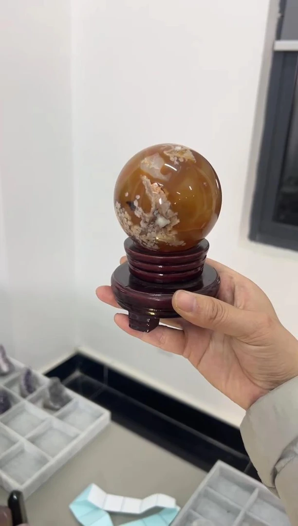 福袋 M681 约7.5cm 玛瑙球