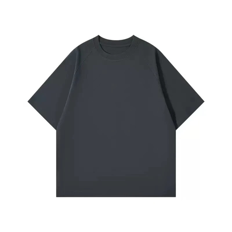 100%纯棉短袖男女同款圆领宽松运动时尚百搭夏季