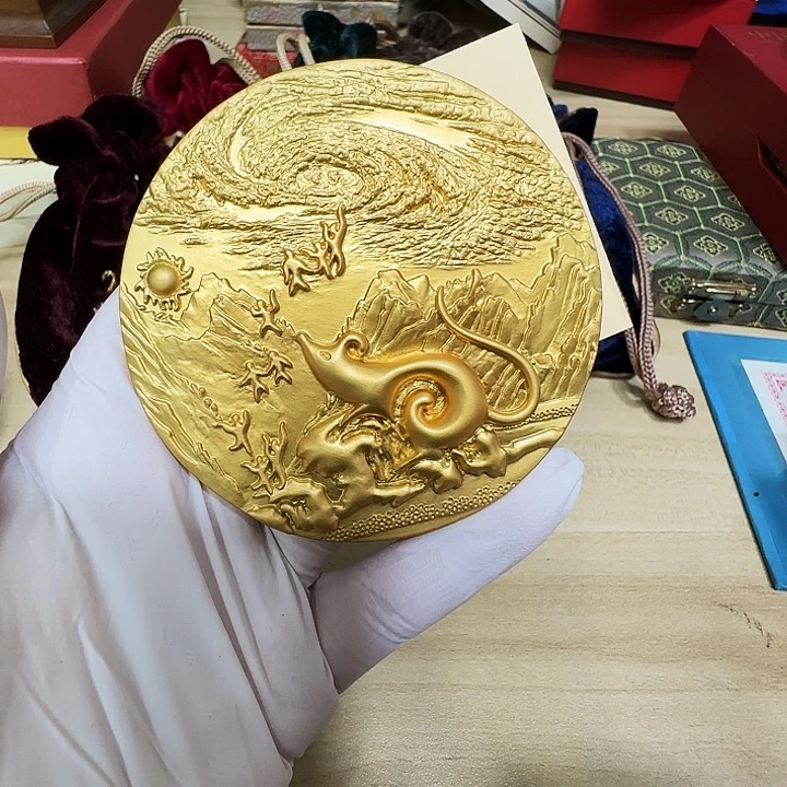 其他普通金属生肖鼠中国投资公司铜章