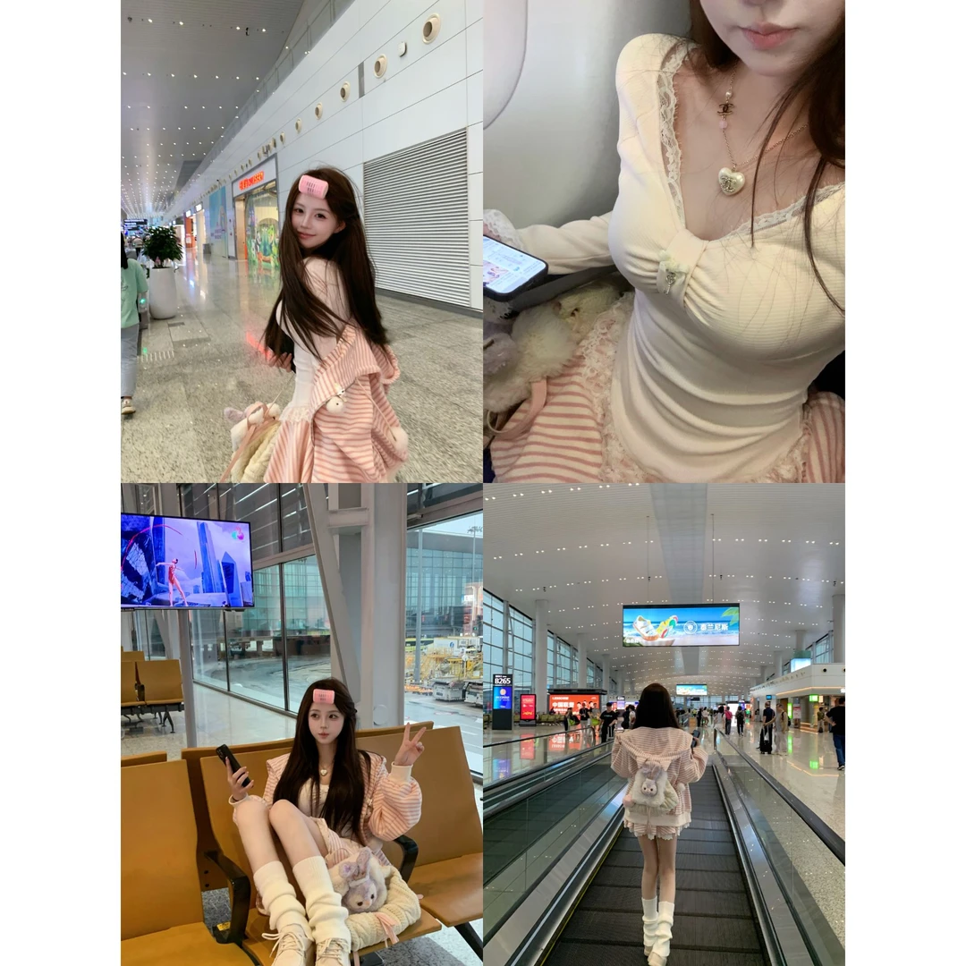 瑞茜·威瑟斯天菜少女 秋季甜美修身设计感长袖外套半裙R3526-1W